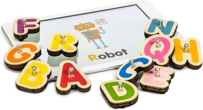 Actual product image Marbotic Smart-Letters (English)