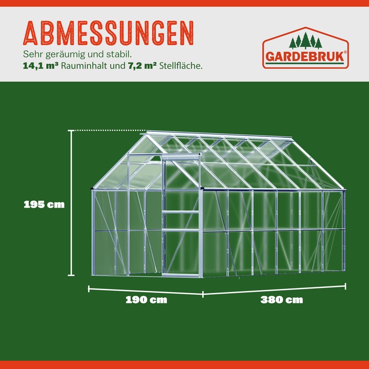 Actual product image Deuba Greenhouse
