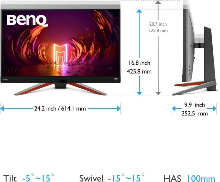 Productafbeelding BenQ Monitor EX2710Q (2560 x 1440 pixels, 27")