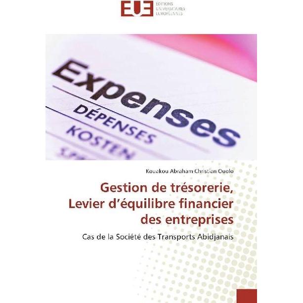 Gestion de trésorerie, Levier d'équilibre financier des entreprises, Ratgeber von Kouakou Abraham Christian Ouolo