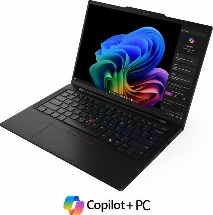 Produktbild Lenovo ThinkPad T14s Gen 6 (14", 1000 GB, 32 GB, Schweiz, Snapdragon X Elite X1E-78-100)