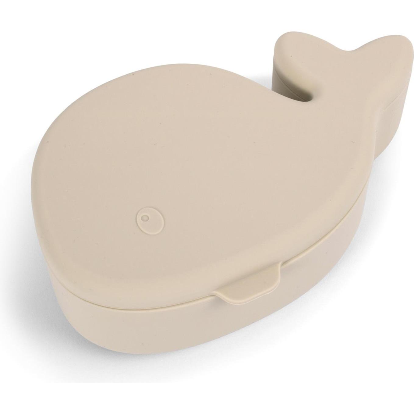 Filibabba Brotdose - Christian der Wal - Toasted Almond, Lunchbox, Beige
