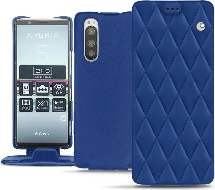 Bleu océan - Couture (Nappa - Pantone #15458a)