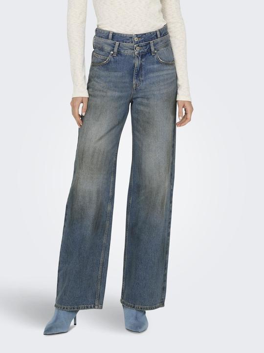 Actual product image Only ONLESME-HOPE Super-High Waist Weiter Beinschnitt Jeans Jeans mit weitem Bein (W30/L32)