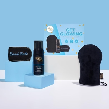Produktbild Bondi Sands Glow and Go starter set dark foam 100 ml (Selbstbräunungsschaum, 100 ml)