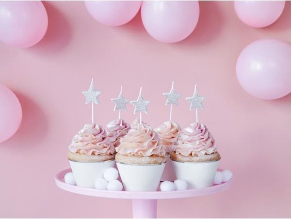 Produktbild Partydeco Sternkerzen (5 Stck.)