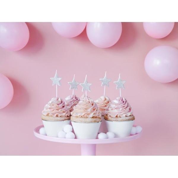 Thumbnail - Partydeco Sternkerzen (5 Stck.)