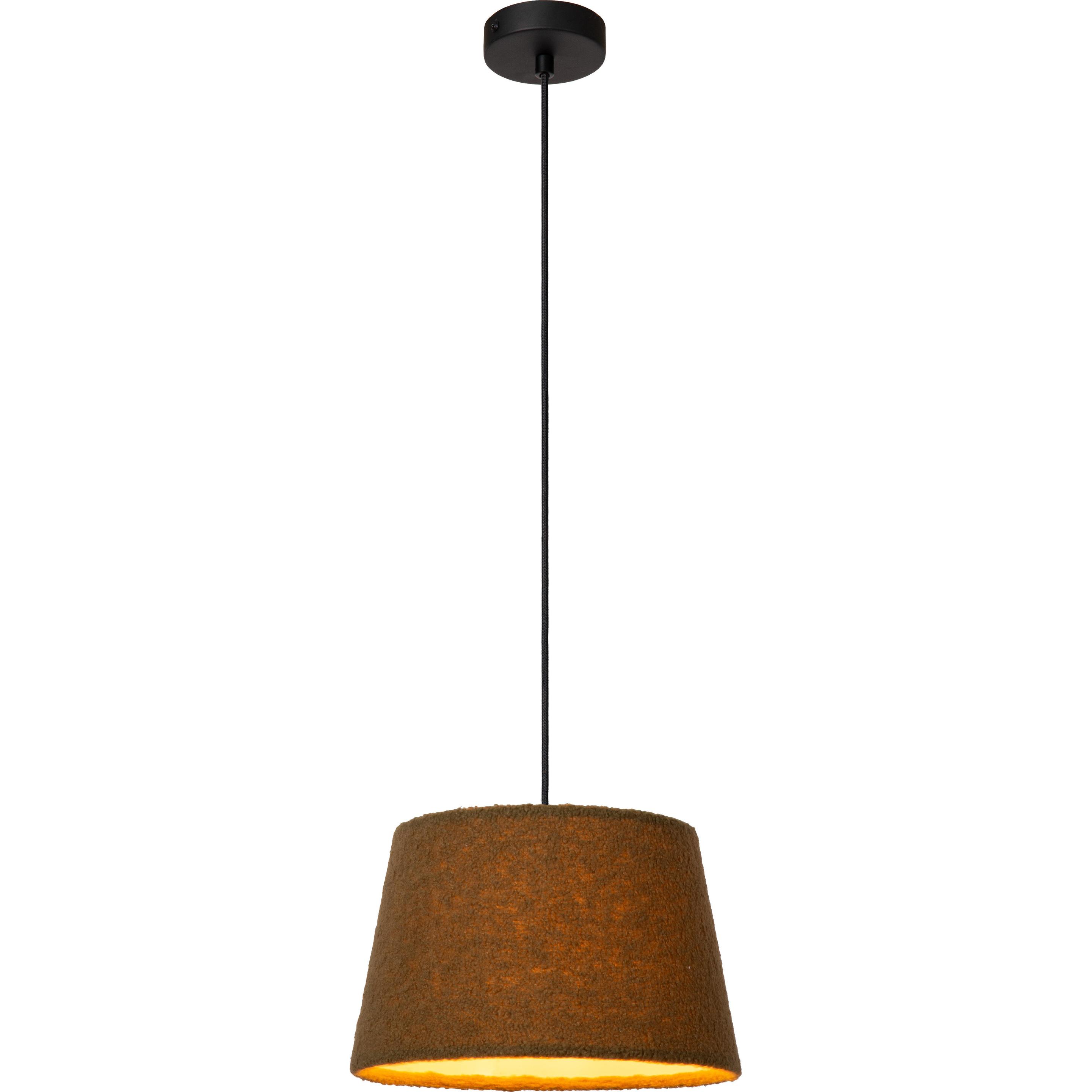 Lucide, Pendelleuchte, WOOLLY - Pendelleuchten - Ø 28 cm - 1xE27 - Grün 10416/01/33 (E27)