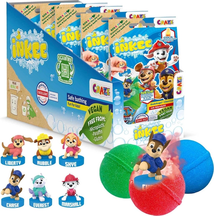 Actual product image Craze Paw Patrol surprise bathing ball (Bath bombs)