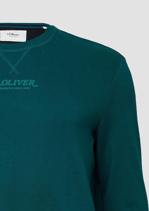 Produktbild s.Oliver Sweatshirt Wärmendes Sweatshirt mit Logo-Artwork (5XL)