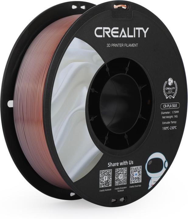 Actual product image Creality Filament PLA, Rainbow, 1.75 mm, 1 kg (PLA, 1.75 mm, 1000 g, Multicoloured)