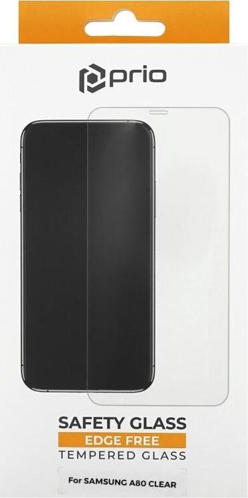 Actual product image prio Tempered Glass Screen Protector for Samsung A80 clear (1 pcs., Samsung Galaxy A80)