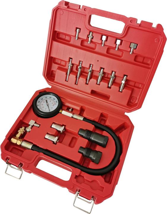 Produktbild Wiltec Kompressionsmessgerät 0-70 bar PKW/ LKW Dieselmotoren Set 21tlg.