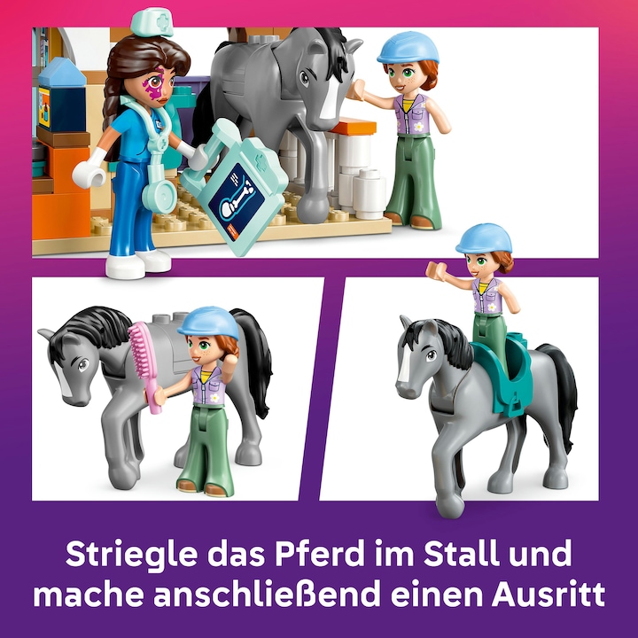 Produktbild LEGO Tierarztpraxis für Pferde und Haustiere (42651, LEGO Friends)