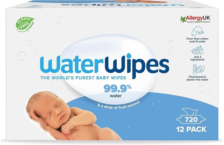 Image du produit WaterWipes 12er-Pack Baby-Reinigungstücher (720 pièce(s))