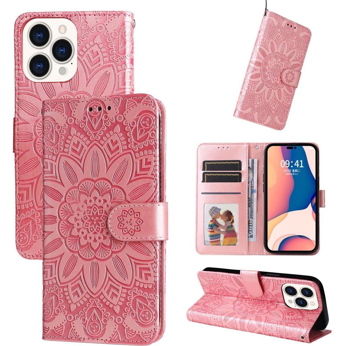 Thumbnail - König Design Hülle Handy Schutz für Apple iPhone 14 Serie Case Cover Bumper Kartenfach Etuis (Apple iPhone 14 Pro Max), ...