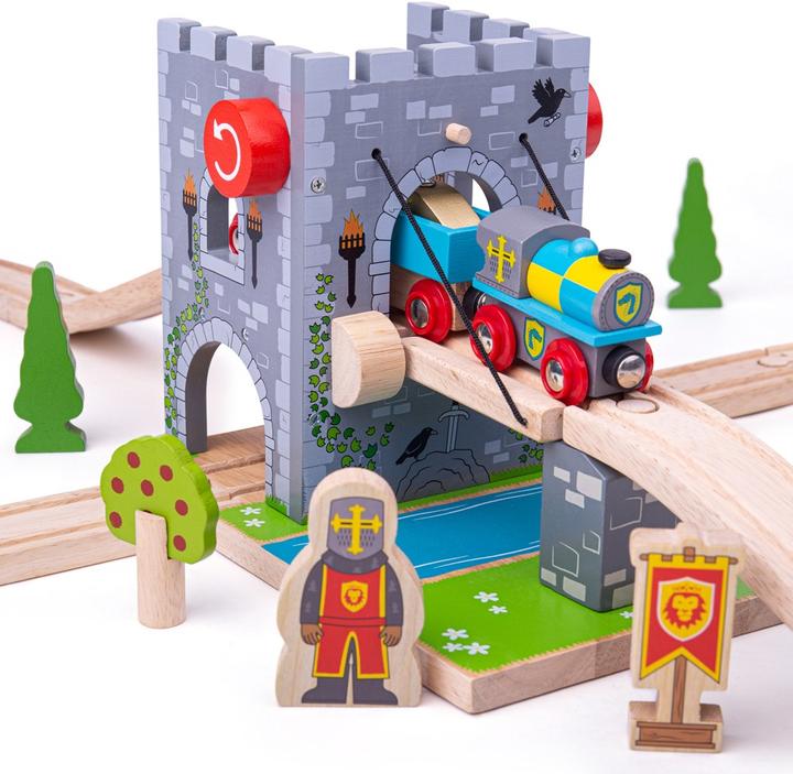 Actual product image Bigjigs Wood rails - drawbridge
