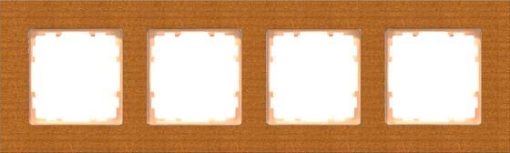 Actual product image Siemens Frame 4f cherry DELTAmiro wood 5TG1104-1
