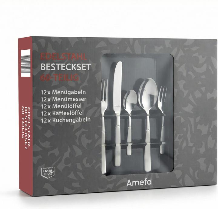 Produktbild Amefa Besteckset 1315 Satina (60 Stk., Besteck Set)