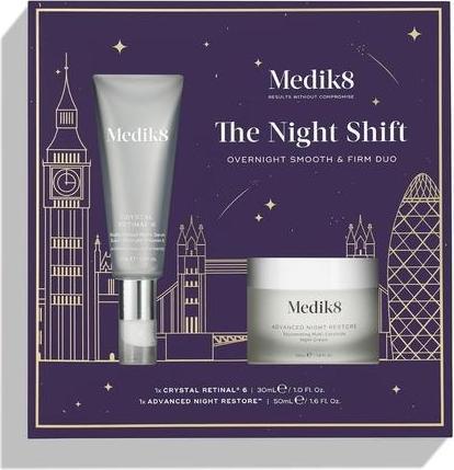 Produktbild Medik8 The Night Shift Crystal Retinal 6 30ml und Advanced Night Restore 50ml (60 ml)
