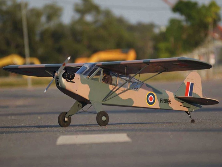 Actual product image Vq Models Piper L4 Military / 2400 mm (Scale Helicopter)