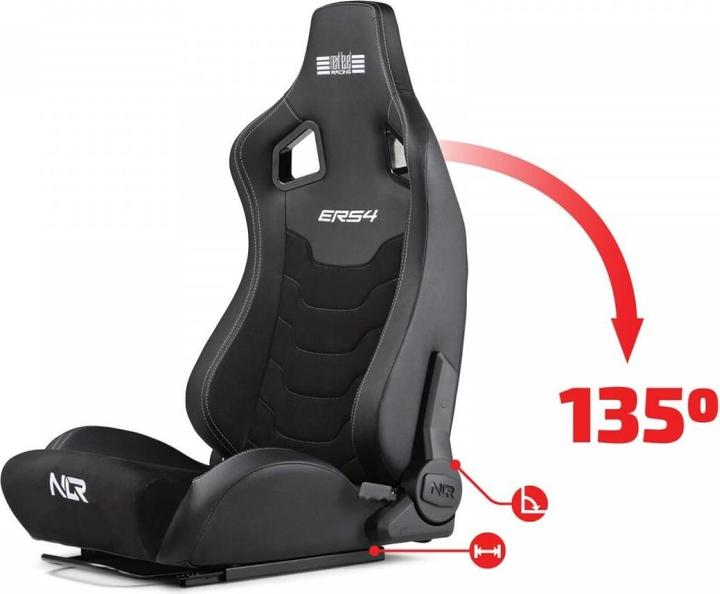 Produktbild Next Level Racing ERS4 Elite Reclining Seat - Leather & Suede Edition