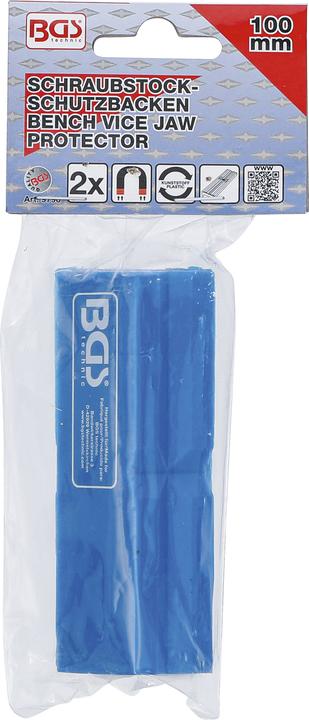 Produktbild BGS Schraubstock-Schutzbacken Kunststoff Breite 100 mm 2-tlg.