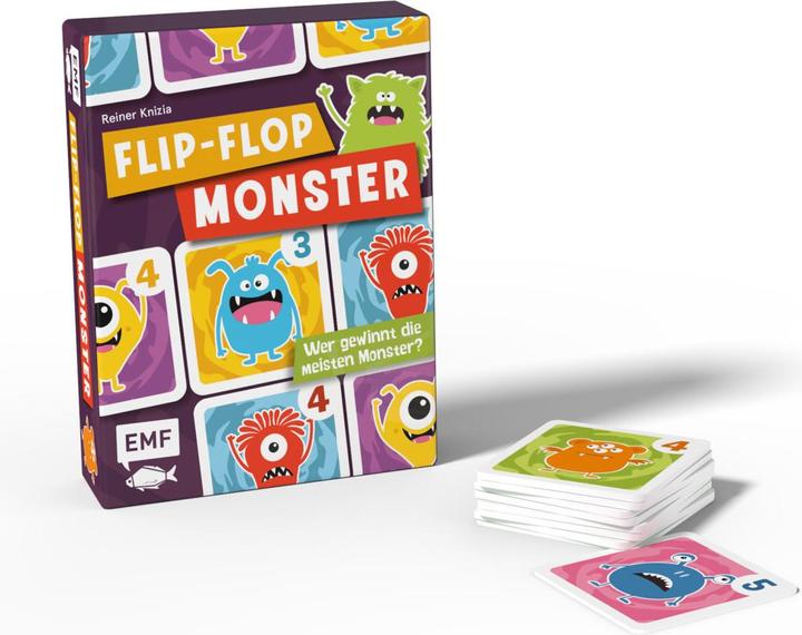 Produktbild Memo-Spiel: Flip-Flop Monster (Deutsch, 2 - 4 Spieler)