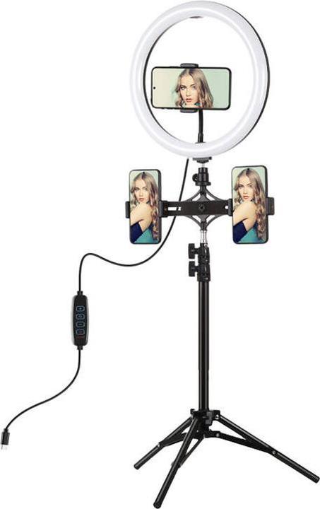 Productafbeelding Puluz Ring light with tripod and phone holder PKT3099B (Ringlicht)