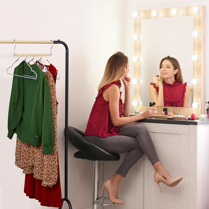 Actual product image Relaxdays 3x space-saving hangers (3x)