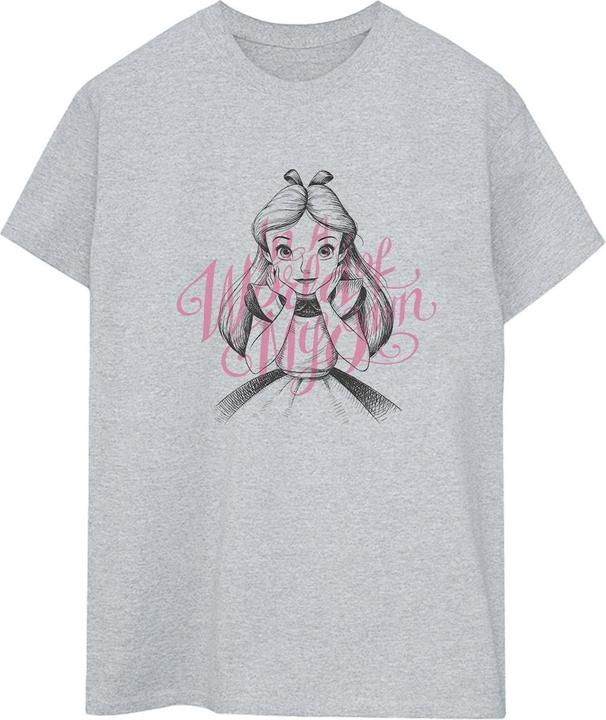 Immagine prodotto Disney Alice In Wonderland In A World Of My Own Maglietta Ampia Donna (XXL)