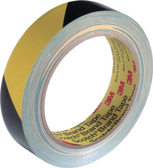 Produktbild 3M Vinyl Trassierband Schwarz, Gelb, Stärke 0.14mm, 50mm x 33m (50 mm)