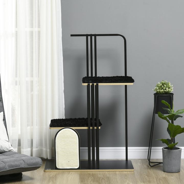 Actual product image Outsunny Scratching post (128 cm, Black)