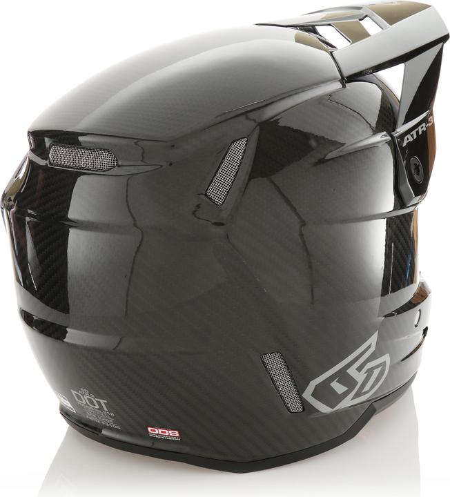 6D Helmets HELMET 6D 25 ATR-3 SOLID GLOSS BLK (59 cm, L)