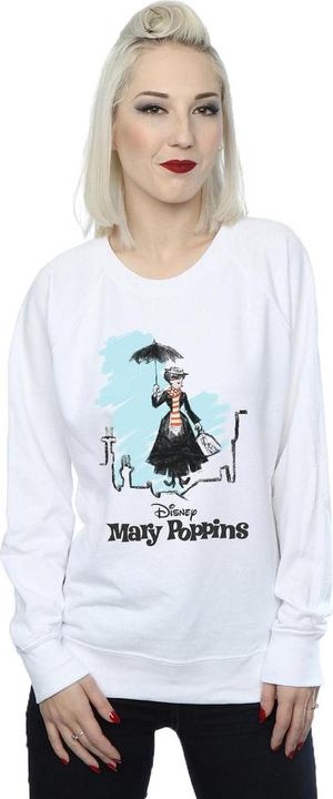 Produktbild Disney Mary Poppins Rooftop Landing Colour Sweatshirt (S)