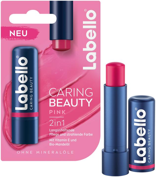 Actual product image LABELLO Caring Beauty Pink (Lip balm, 5.50 ml)