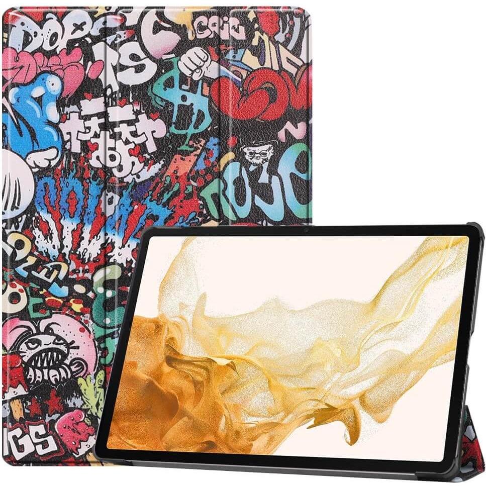 Cover-Discount Galaxy Tab S10+ Plus - Tri-fold Smart Case Motiv (Galaxy Tab S10+), Tablet Hülle