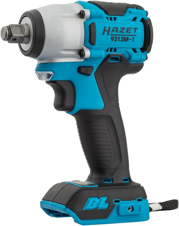 Actual product image HAZET Mini cordless impact wrench 18 V 9212M-010 Maximum loosening torque: 270 Nm Solid square 12.5 mm ( (Rechargeable battery operated)