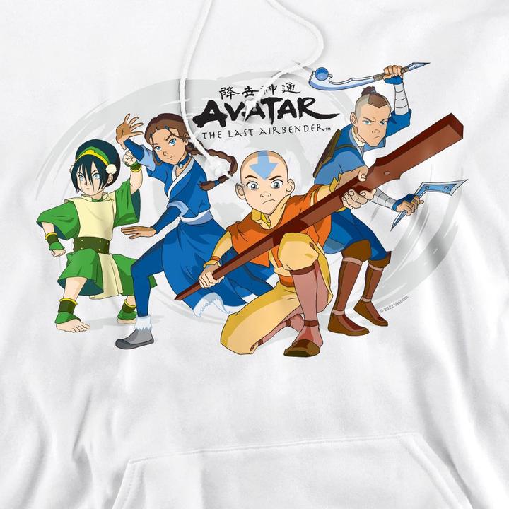Immagine prodotto Avatar: The Last Airbender Felpa con Cappuccio Gruppo Uomo (XXL)
