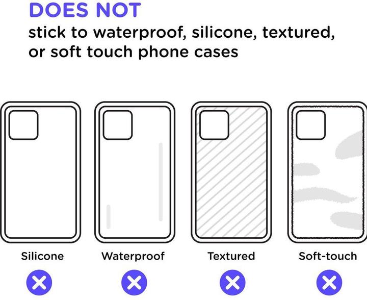 Immagine prodotto PopSockets PopGrip Imprint Black, Befestigung: Kleben, Eigenschaften