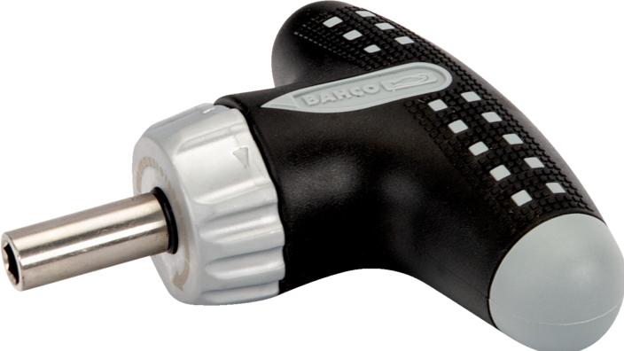 Actual product image Bahco 1/4" bit ratchet screwdriver, short version with T-handle, 68 mm (1/4")