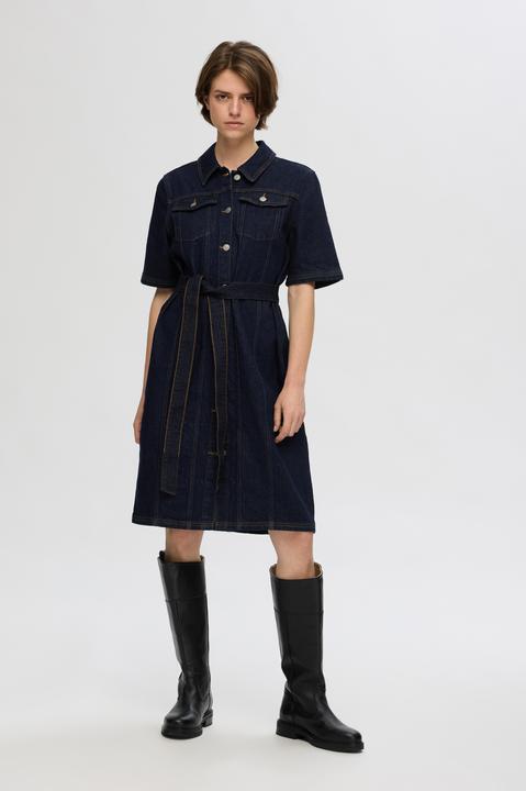 Actual product image Selected Femme Short-sleeved denim dress (34)