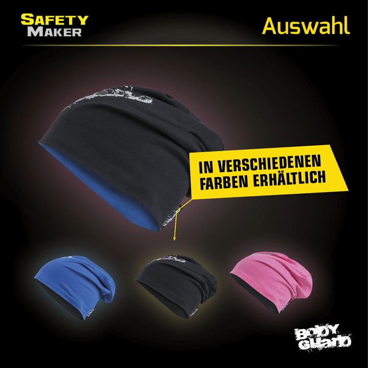 Image du produit SafetyMaker Bonnet réversible réfléchissant bleu/argent