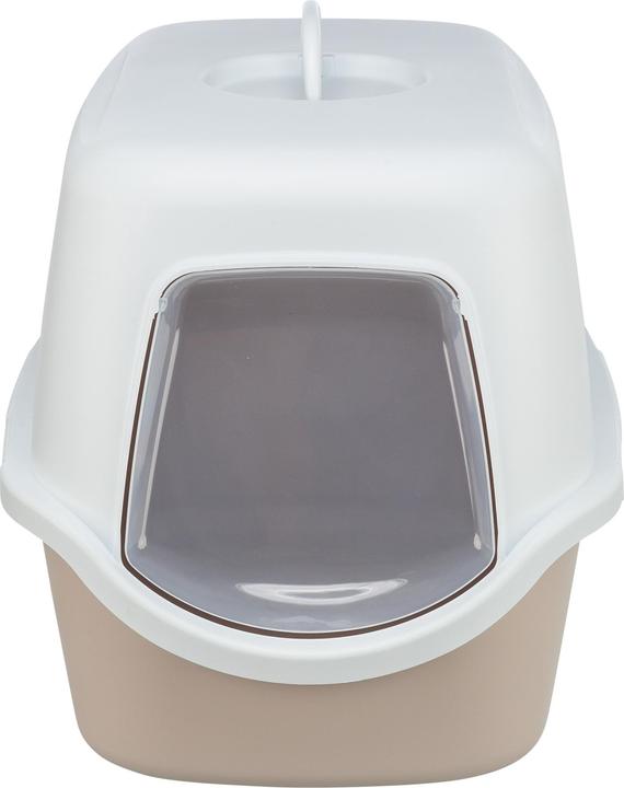 Produktbild Trixie Katzentoilette Vico mit Haube, Beige/Weiss (Katzenklo geschlossen)
