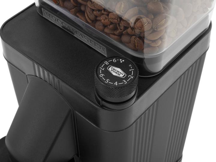 Actual product image Moccamaster 49511 coffee grinder Black, Transparent