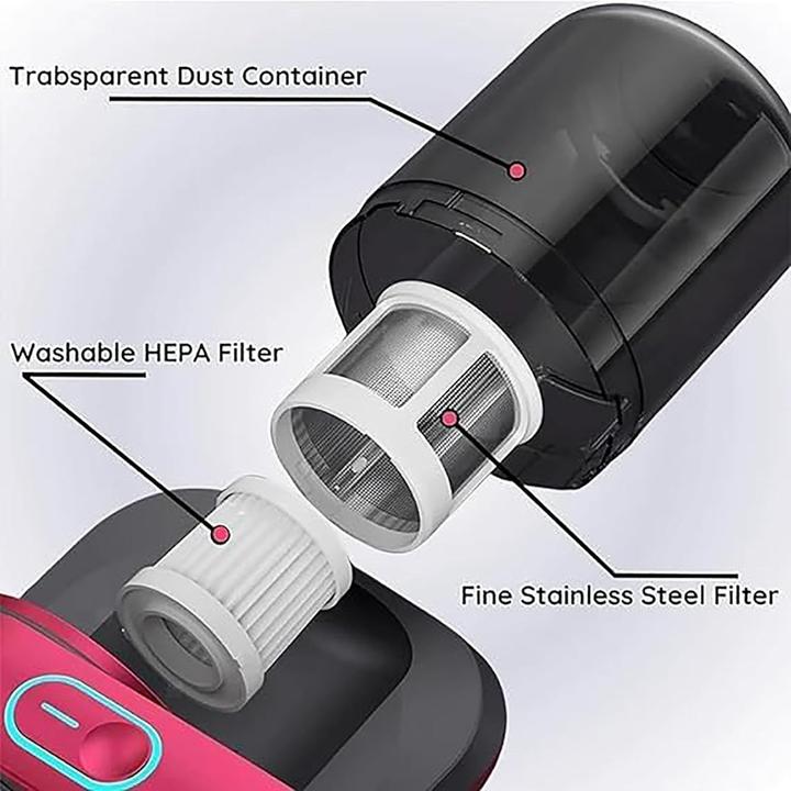 Produktbild Werkstein Milbensauger Handstaubsauger Akku, 100W, UV-Licht Bettwanzen inkl. Hepa-Filter