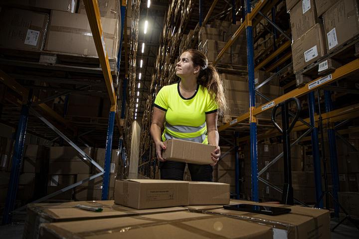 Produktbild Projob Damen T-Shirt EN ISO 20471 Kl. 2 (L)