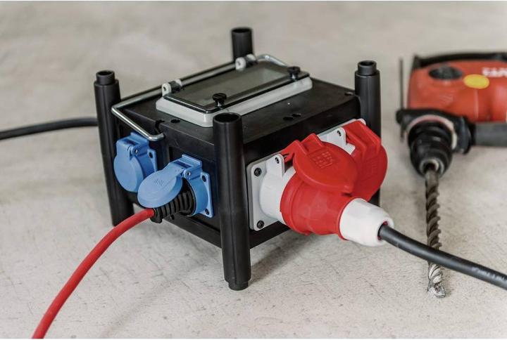 Actual product image Brennenstuhl Rubber power distributor (7x, CEE 7/3)