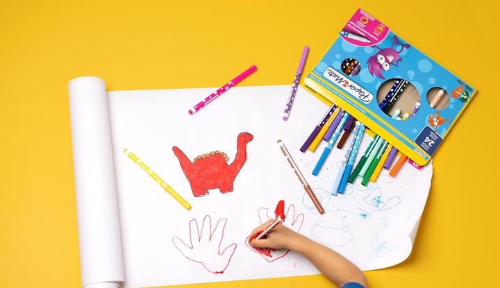 Produktbild Paper Mate Filzstifte Kids Colouring Bunt 12er M Blister (12 x)