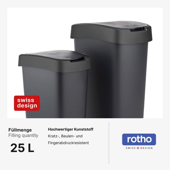 Produktbild Rotho 2er-Set Swingeimer 25 l SALSA (25 l)